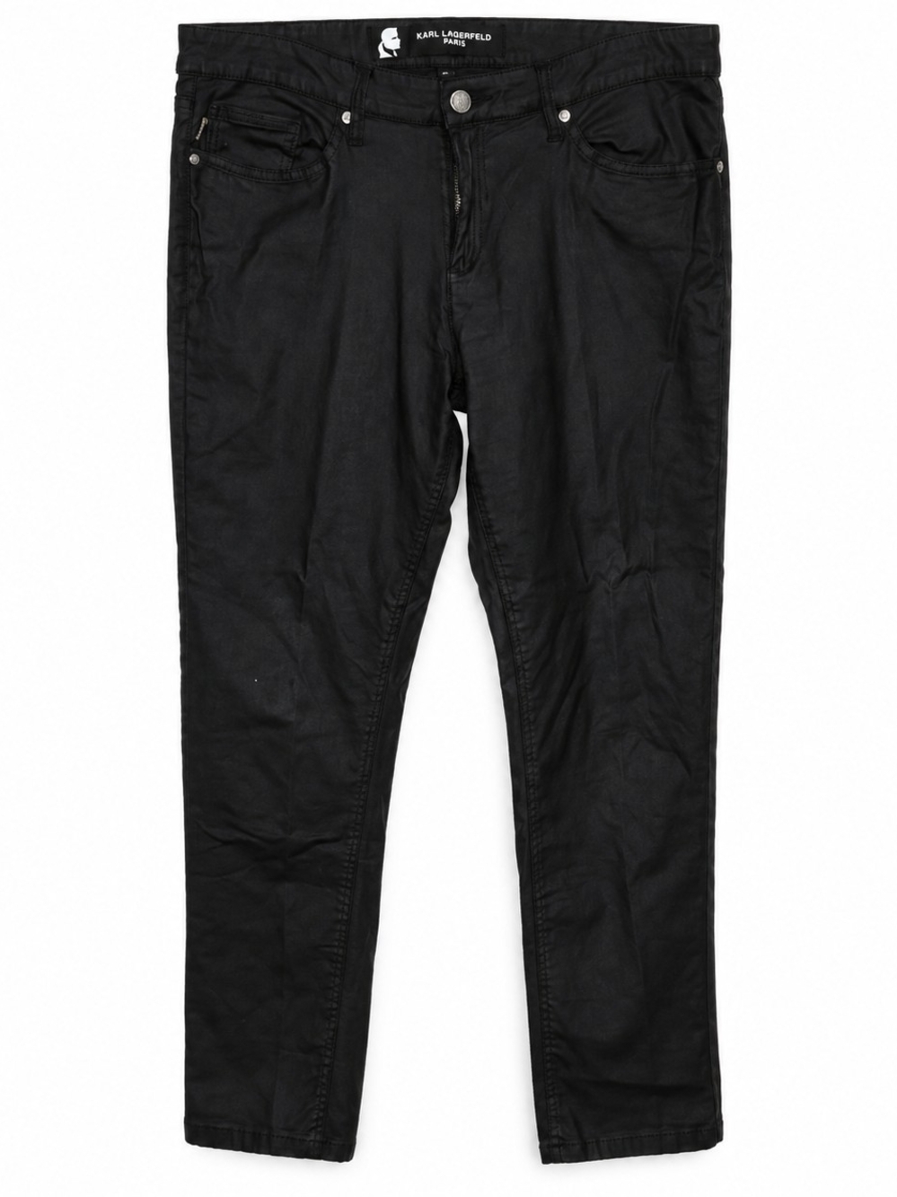Karl Lagerfeld Black Slim Stretch Chinos